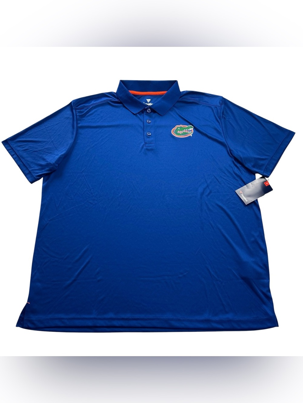NWT Florida Gators Polo Shirt Men’s 2XL Blue Performance Logo NCAA Fanatics UF